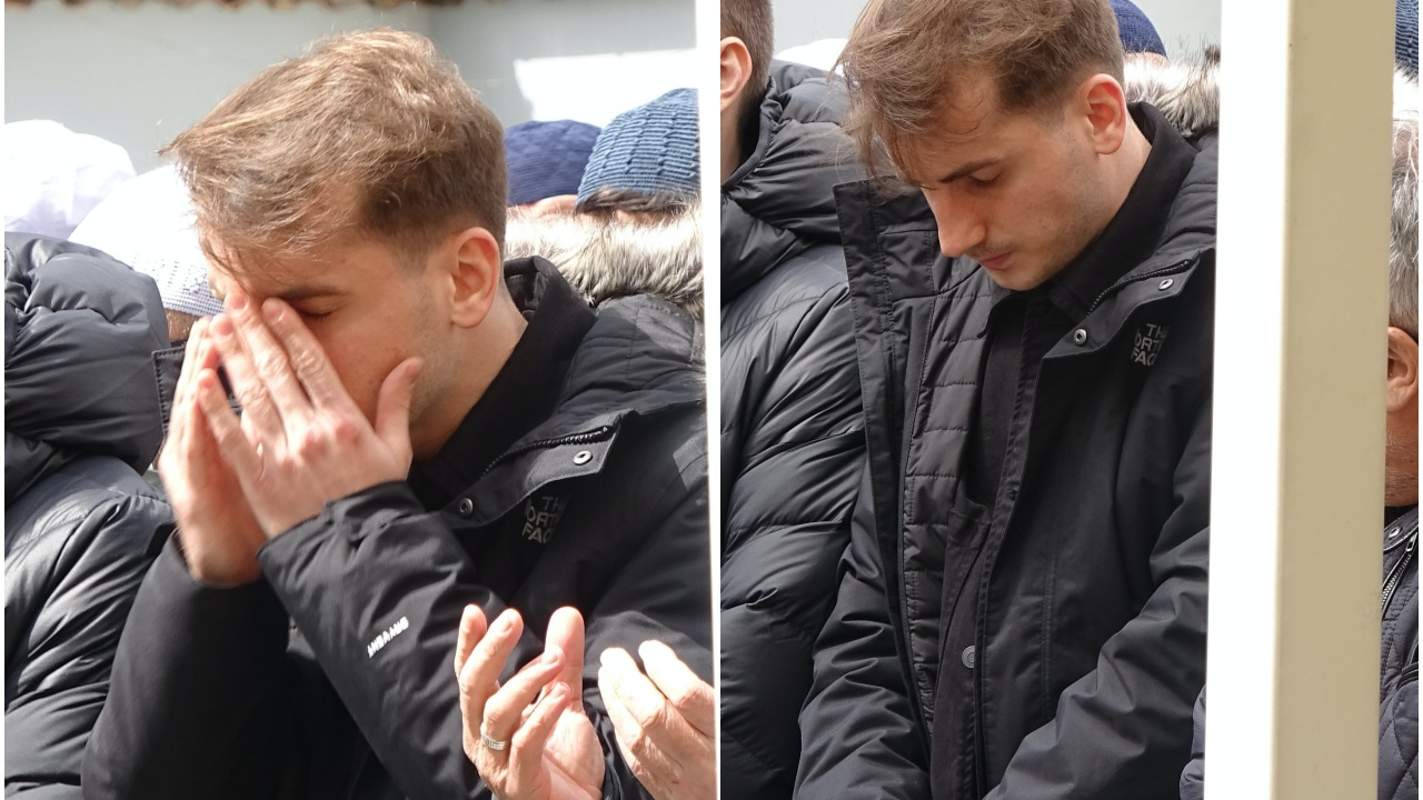 Kerem Aktürkoğlu, babaannesini son yolculuğuna uğurladı