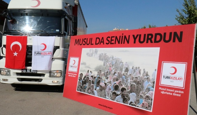 Türk Kızılayı insani yardım için Musul'da