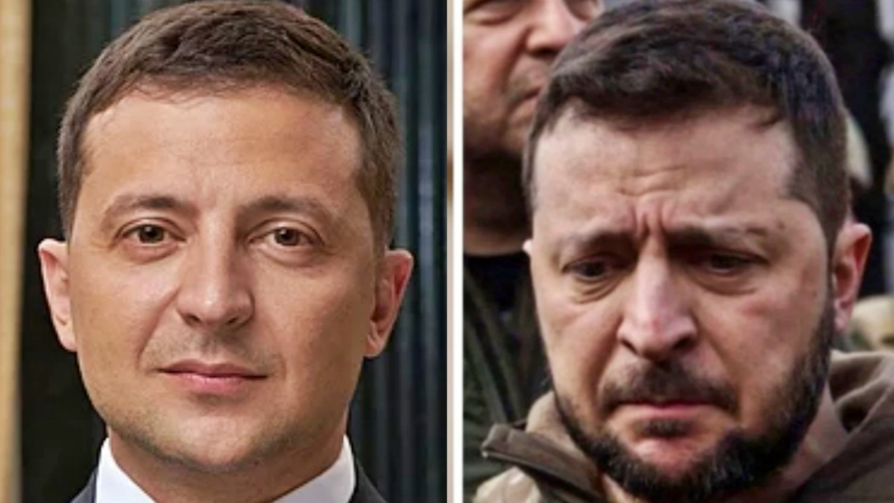 Zelenskiy'nin yüzünün 41 günlük savaş süresince değişimi!