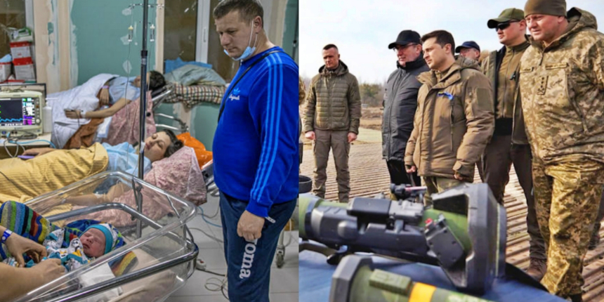 Ukrayna'da doğan 2 bebeğe 'Javelin' tanksavar silahının ismi verildi!