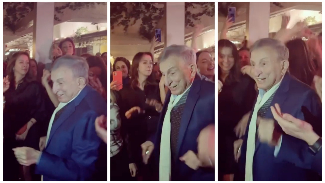 Haldun Dormen 94'ncü yaşına dans ederek girdi! İşte usta oyuncunun eğlenceli o anları