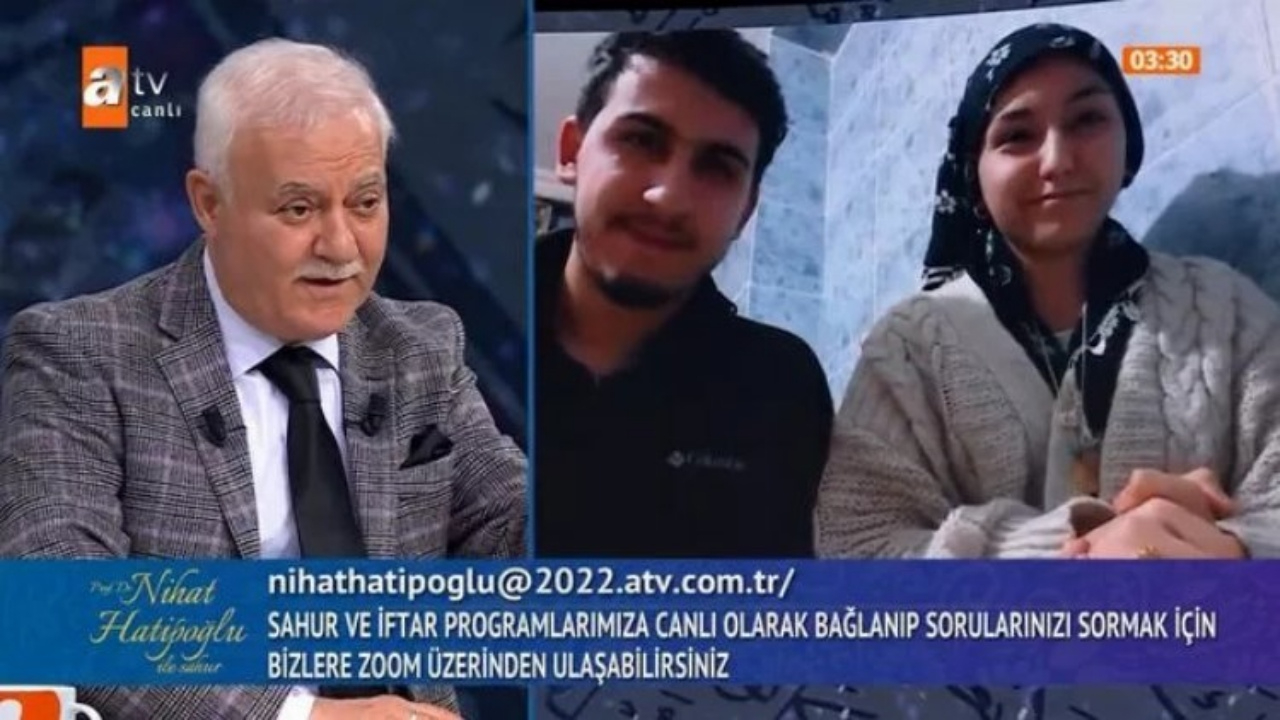Nihat Hatipoğlu canlı yayında anneye seslendi: Bedduanı Geri Çek!