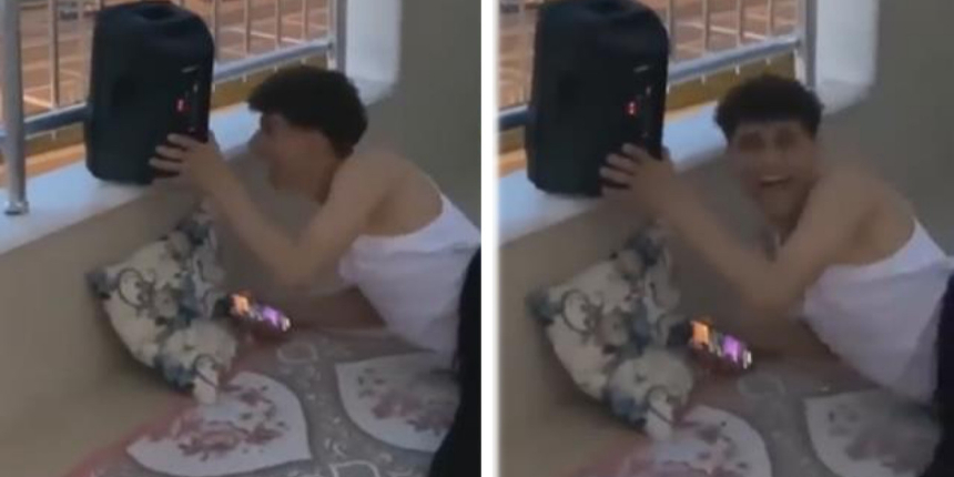 Skandal TikTok videosuna tepki yağıyor: Vaktinden önce hoparlörden ezan sesi dinletip oruç bozdurdu