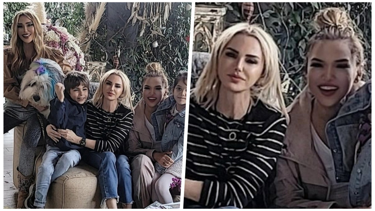 Seren Serengil, Ece Erken ve Demet Akalın'la fotoğrafını paylaştı... Abartılı photoshop yüzünden kimse tanıyamadı