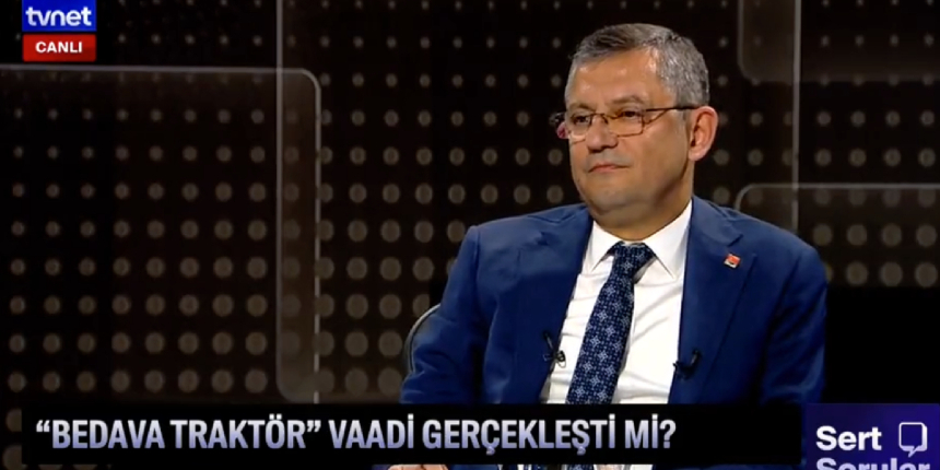 CHP'li Özgür Özel'den 'bedava traktör' itirafı: Onu çarpıcı olsun diye yazdık