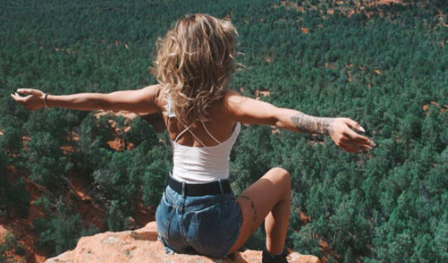 Eliz Sakuçoğlu'nun Arizona'da adrenalin çılgınlığı!