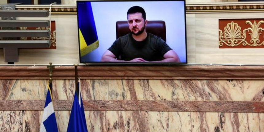 Zelenskiy, Türkleri vahşice katleden örgüte övgüler yağdırdı! Yunan parlamenterler ayakta alkışladı...