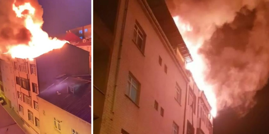 Bağcılar’da korkutan yangın! Alevler kısa sürede büyüdü