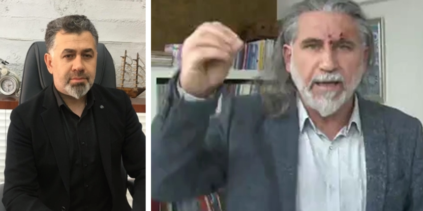 MHP'den istifa eden iş insanı Sedat Kılınç stüdyoda saldırıya uğradı