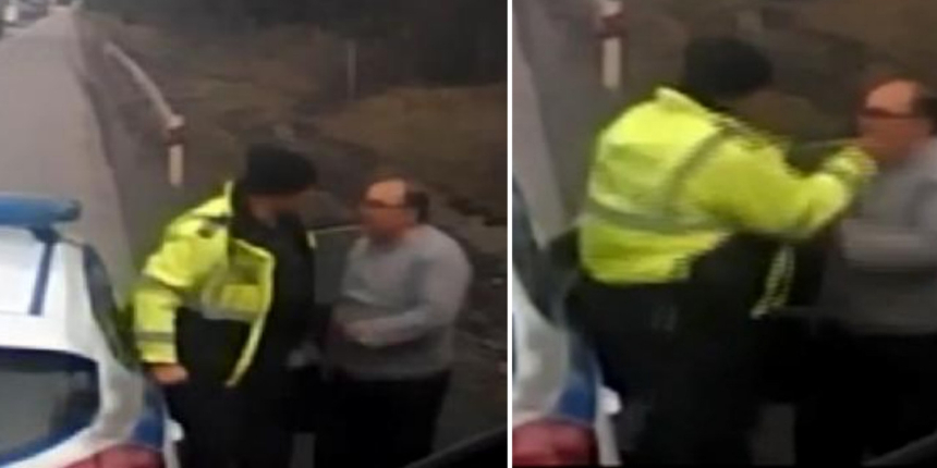 Türk şoförü tokatlayan Bulgar polis açığa alındı, soruşturma başlatıldı! Kazan, ifade verecek...