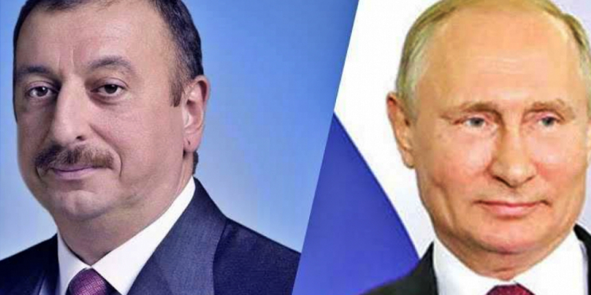 Azerbaycan ve Rusya liderleri Ermenistan meselesini görüştü!