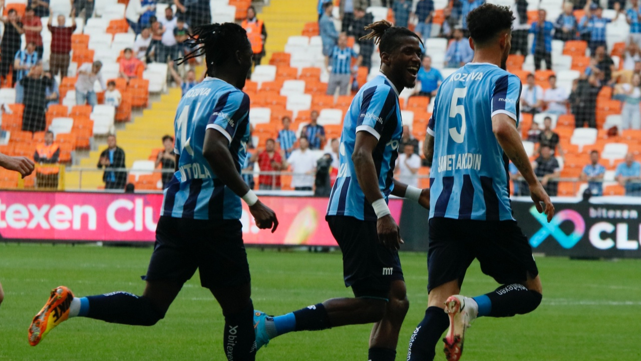 Altay'ı ağırlayan Adana Demirspor, kümede kalma savaşı veren rakibinin gözünün yaşına bakmadı