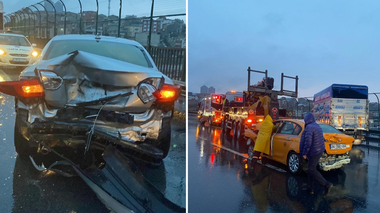 TEM Otoyolu'nda 5 aracın karıştığı zincirleme kaza: Yol trafiğe kapatıldı!