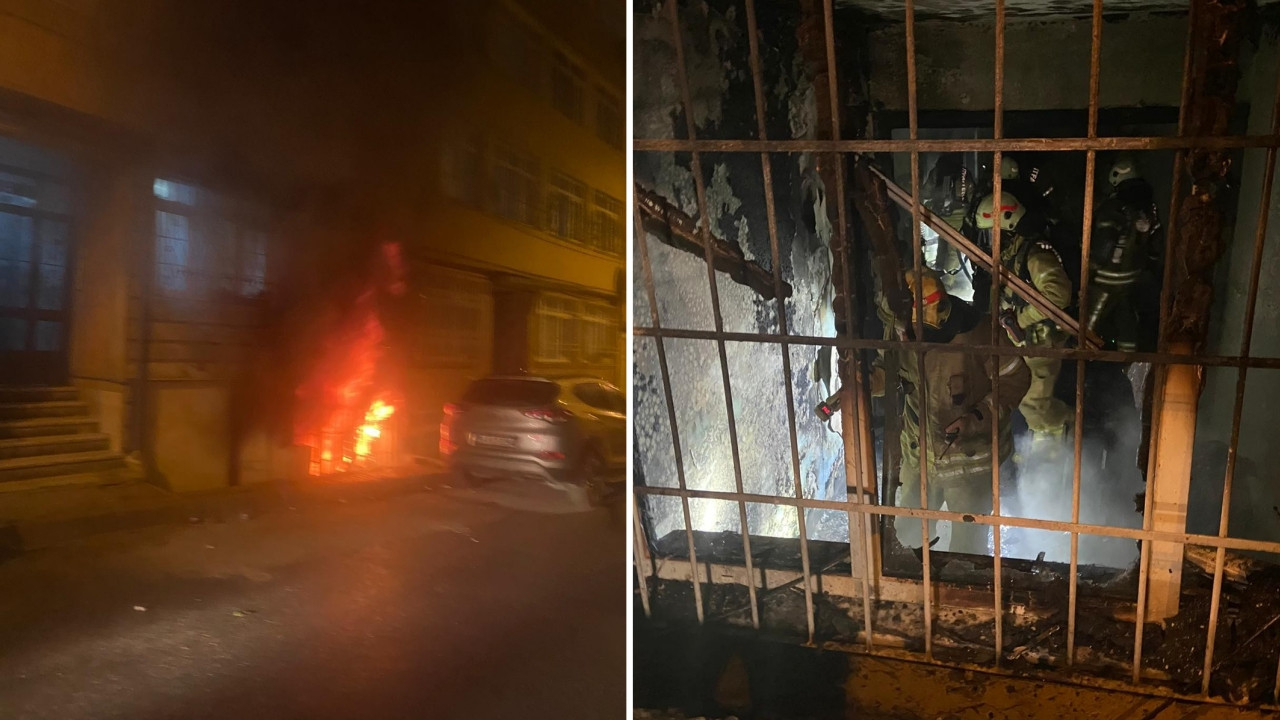 Fatih'te sabaha karşı korku dolu anlar: Panik içinde sokağa döküldüler!