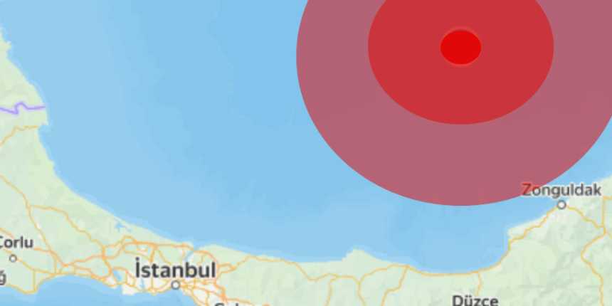 İstanbul'da da hissedilen bir deprem meydana geldi!