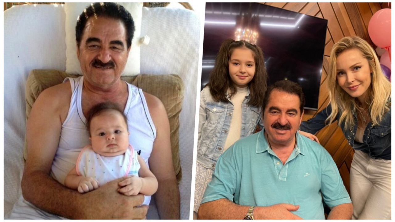 İbrahim Tatlıses ile Ayşegül Yıldız kızları Elif Ada'nın 9. yaşını birlikte kutladı