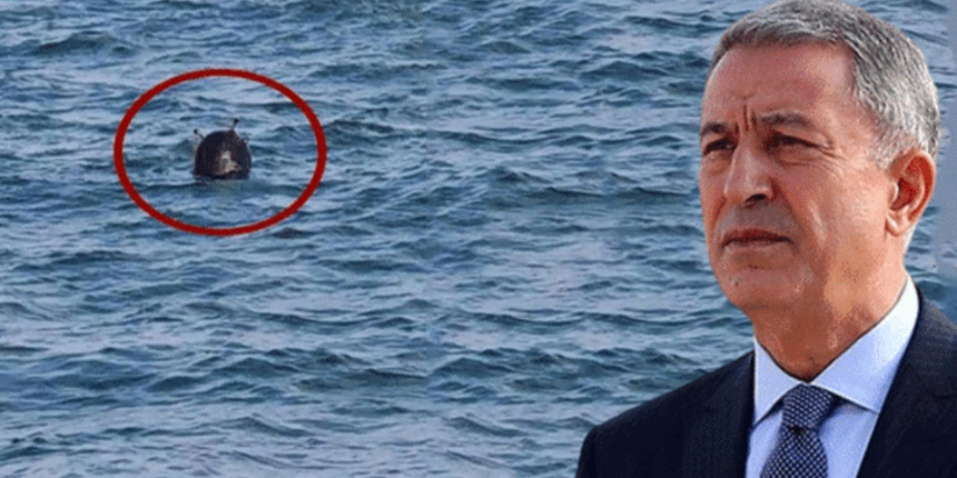 Bakan Akar'dan mayın açıklaması: Hangi ülkeye ait olduğuna dair incelememiz sürüyor!