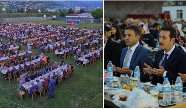 İlkadım Derebahçe Stadyumda personelle dev iftar…