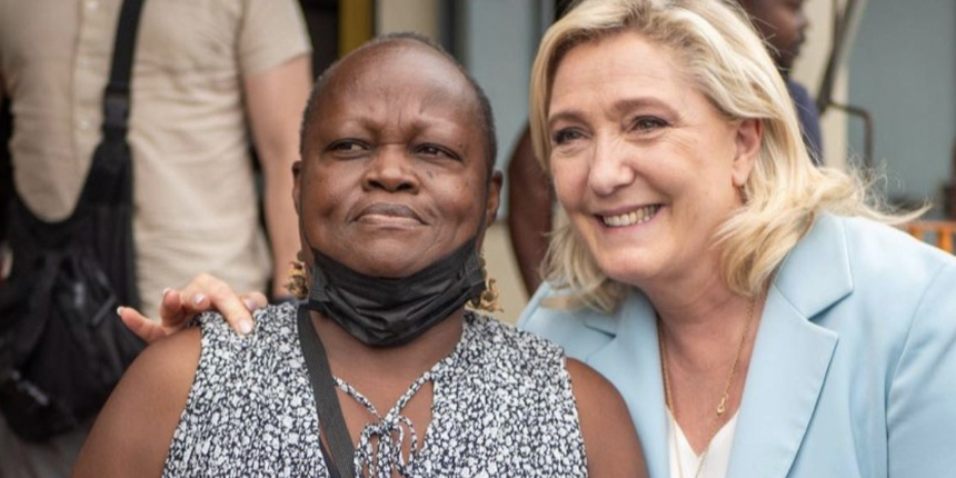 Marine Le Pen'in ırkçılığı 'ellerine' yansıdı: O paylaşımı büyük tepki çekti