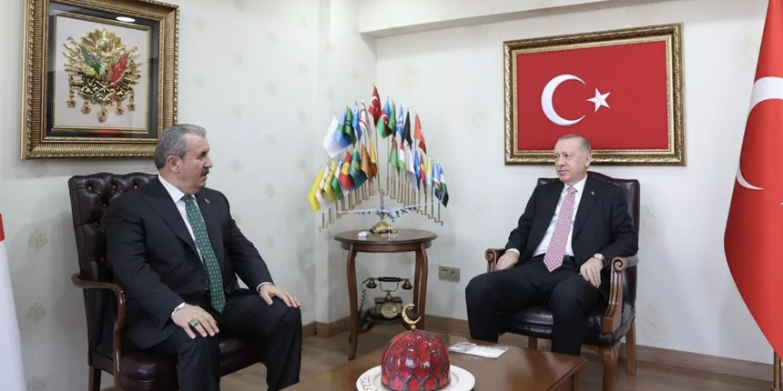 Cumhurbaşkanı Erdoğan ile görüşen Destici'den ilk açıklama: Tereddüt yok, ittifak devam edecek