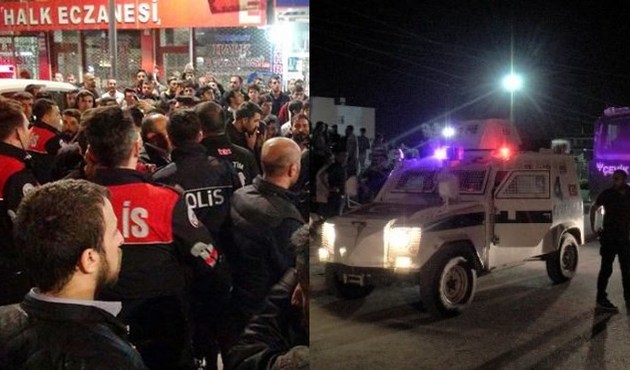 100 kişi birbirine girdi, zırhlılar sevk edildi!