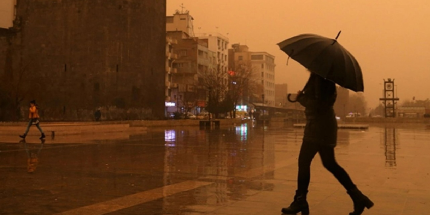 Soğuk hava ve rüzgarla birlikte çöl tozu da geliyor!