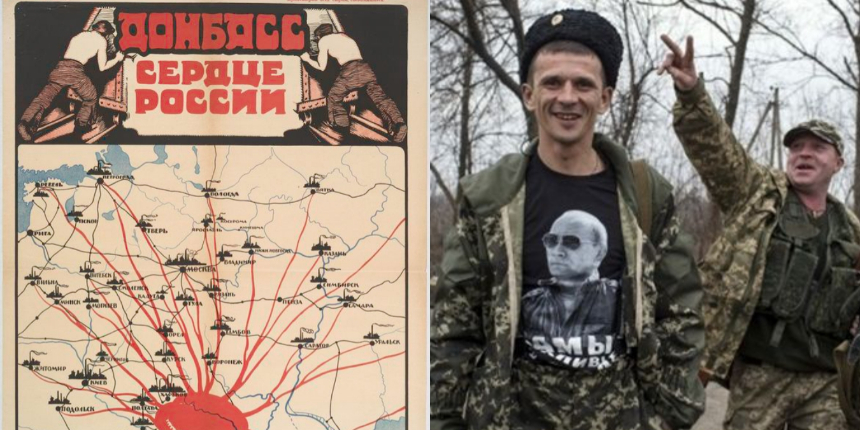 Sovyetler'in 1921'de hazırlattığı Donbass posteri: Rusya'nın kalbi!
