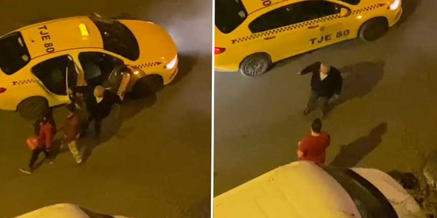 Çağlayan'da taksici dehşeti: 'Bıçaklarım' diyerek çiftin üzerine yürüdü!