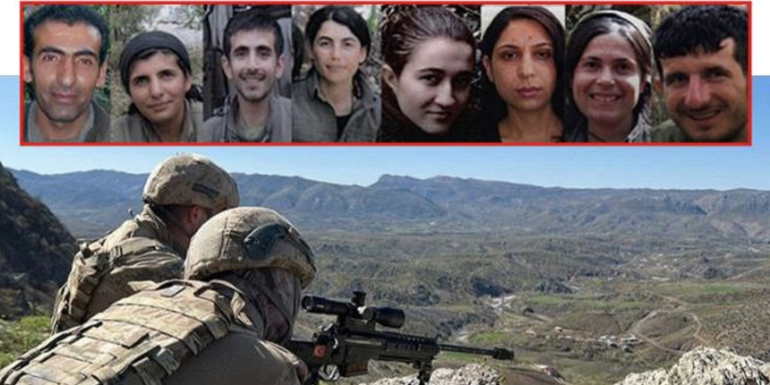 Mehmetçik "Girilemez" denilen terör kampına girdi: O 8 terörist her yerde aranıyor