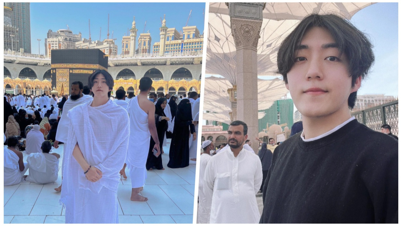 Müslüman olduğunu açıklayan K-pop yıldızı Daud Kim, Umre'ye gitti