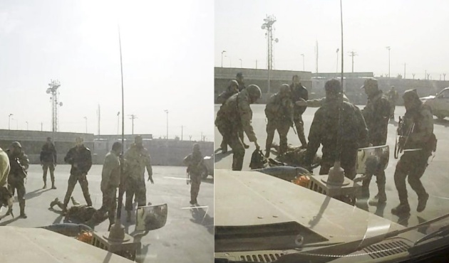 Alman askerlerine Afganistan'da dayak! Türk askerleri kurtardı... / VİDEO