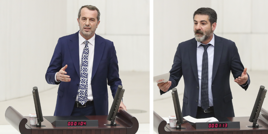 Eski futbolcu ve MHP Milletvekili Saffet Sancaklı'dan HDP'li Murat Sarısaç'a 'bu kafalar' tepkisi!