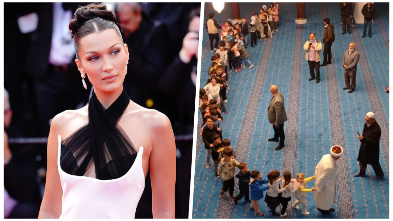 Bella Hadid yürek ısıtan 'teravih treni' görüntülerini Instagram hesabından paylaştı