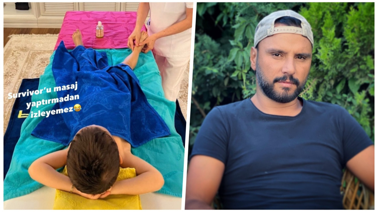 3 yaşındaki oğluna masaj yaptıran Alişan gelen tepkiler karşısında fena patladı