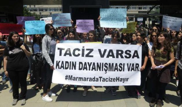 Üniversitede taciz skandalı! Öğrenciler isyan etti... /VİDEO
