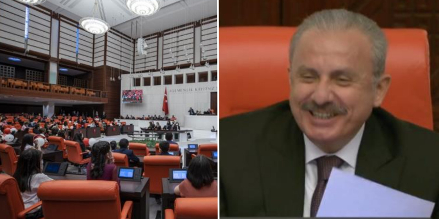 TBMM'deki 23 Nisan özel oturumunda eğlenceli anlar: Şentop'un esprisi damga vurdu! "Muhalefet her yerde var"