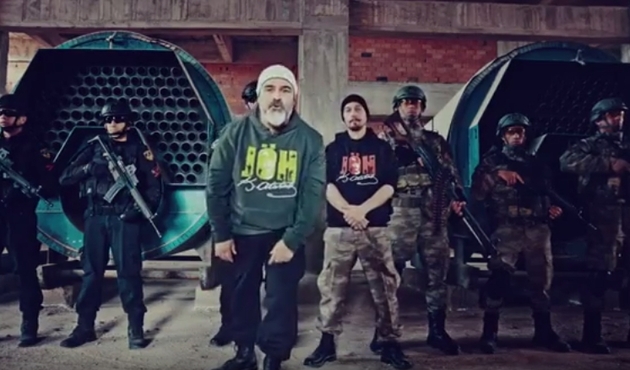 JÖH'ten rapli klip... İşte o görüntüler! / VİDEO