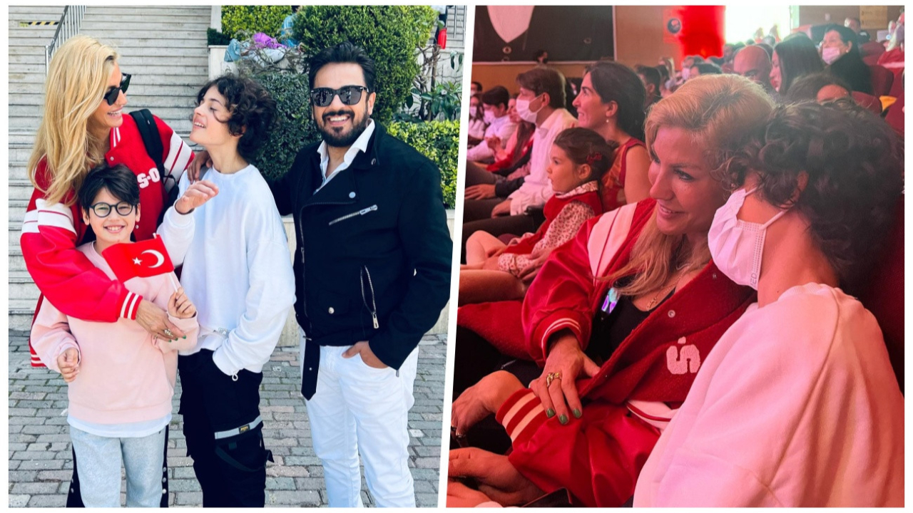 Emre Altuğ ile Çağla Şıkel çocukları için 23 Nisan'da bir araya geldi