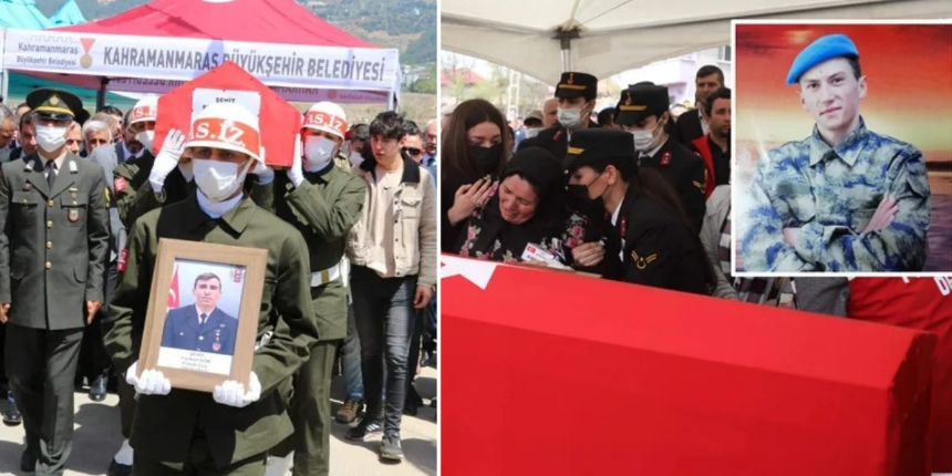 Türkiye şehitlerine ağlıyor: Pençe-Kilit şehitleri Kubilay Çon ve Furkan Gök son yolculuklarına uğurlandı...