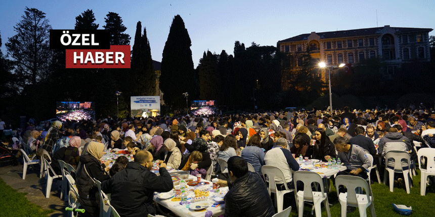 İftar da rahatsız etti! Boğaziçi Üniversitesi'nde protestonun hedefi bu kez iftar programı oldu!