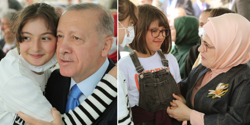 Erdoğan, 23 Nisan Şenliği'nde müjdeyi verdi: Misafir çocuklar programı yeniden başlıyor!