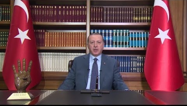Cumhurbaşkanı Erdoğan'ın yeni yıl mesajı
