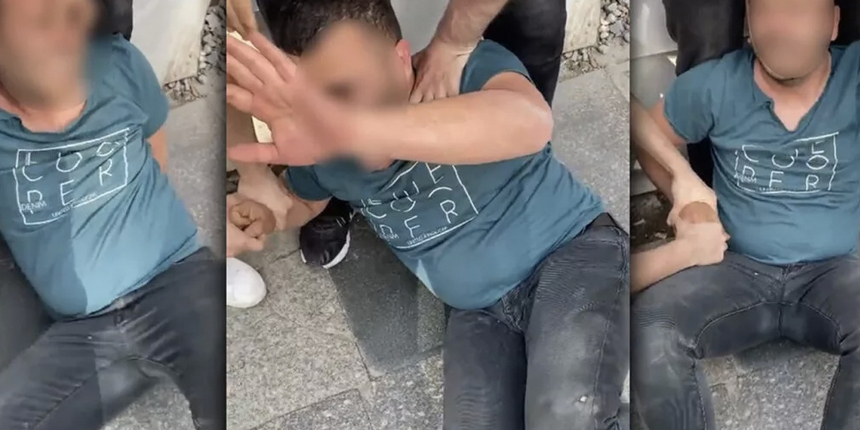 Vatandaşın elinden polis kurtardı: Beyoğlu'nda tacizciye meydan dayağı