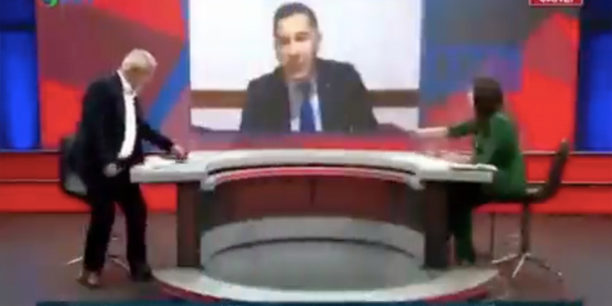 Sığınmacı tartışması canlı yayına damga vurdu: Mehmet Metiner stüdyoyu terk etti