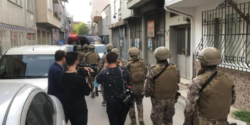 Bursa’da terör operasyonu