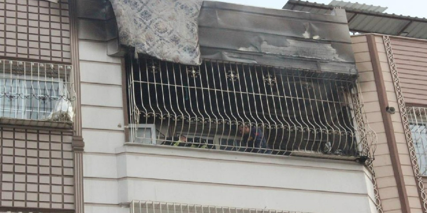 Klima motoru, bomba gibi patladı!