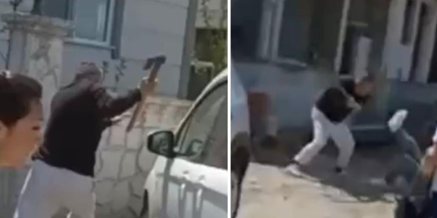 Komşusunun baltalı saldırısına uğrayan polisin eşi dehşet anlarını anlattı!