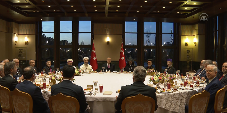 Cumhurbaşkanı Erdoğan, dini azınlık temsilcileri ile iftar yaptı