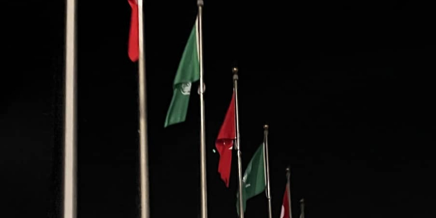 Hazırlıklar tamam: Suudi Arabistan'da Türk bayrakları dalgalanıyor!