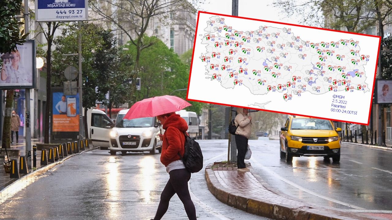 Bayram tatili için yola çıkacaklar dikkat: Yurt genelinde kuvvetli sağanak bekleniyor!